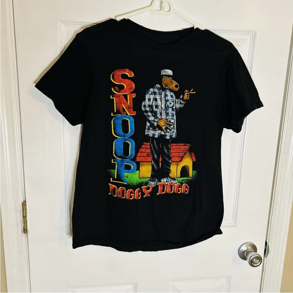 Men's Joe Cool Snoop Dogg Black T-shirt Size Large